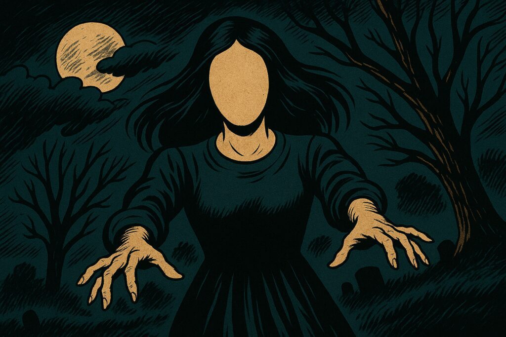 why faceless ghosts scare us