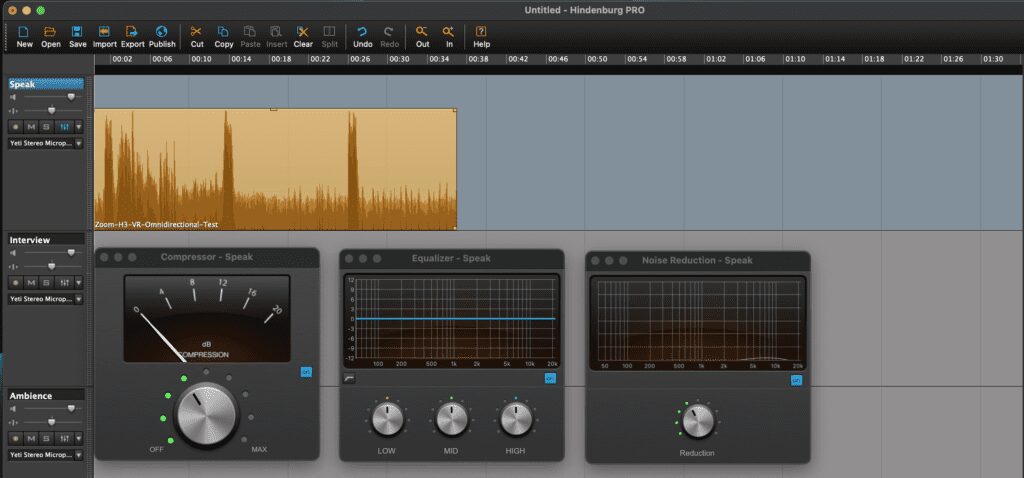 evp analysis using hindenburg audio editor
