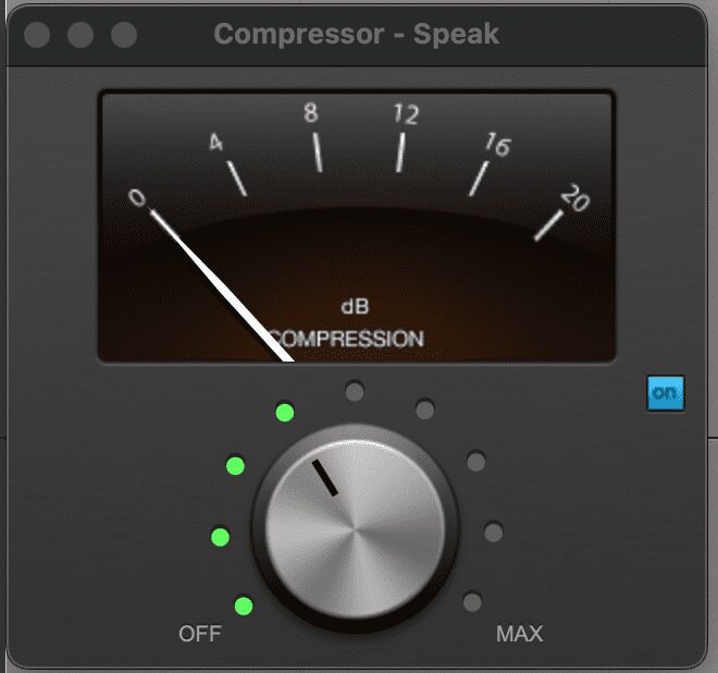 compression boosts quiet evp to make it louder