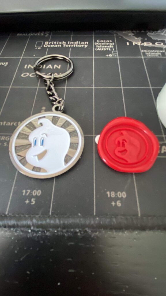 Bonus Gus keychain and Gus wax stamp for those who first order