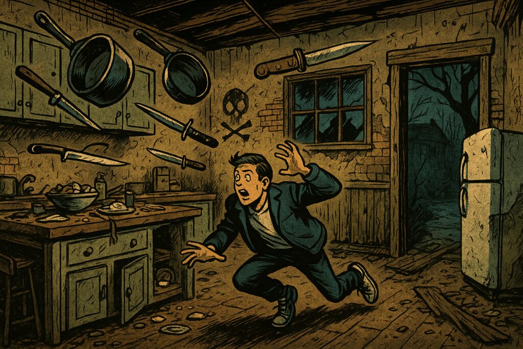 poltergeist attacks ghost hunter