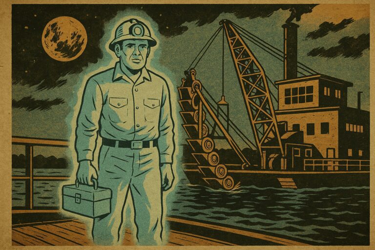 joe bush ghost near gold dredge