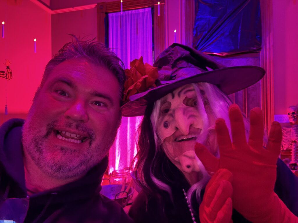 Kitchen witch with Jake