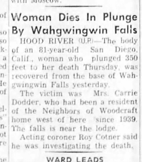 carrie dodder death at hotel